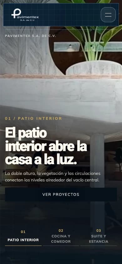 Sitio publicado de Pavimentex
